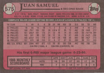 Card back