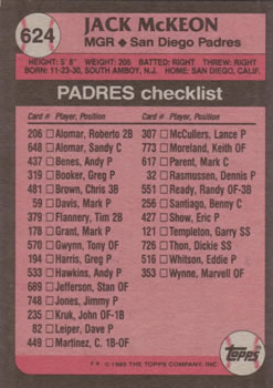 Card back