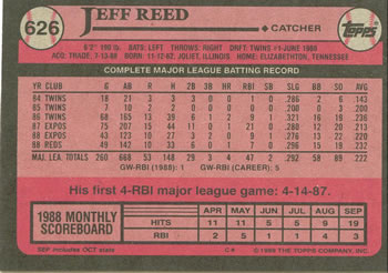 Card back