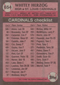 Card back