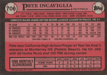 Card back