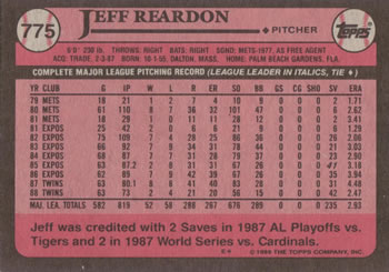 Card back