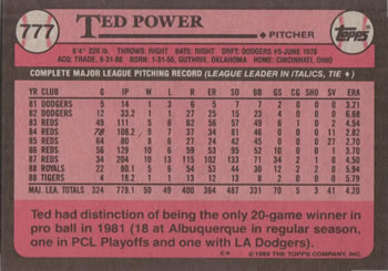 Card back