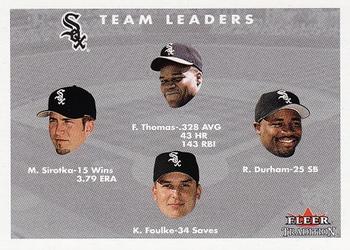 Frank Thomas / Ray Durham / Kevin Foulke / Mike Sirotka