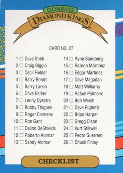 Diamond Kings Checklist 1-27