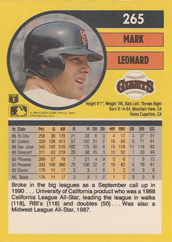 Card back