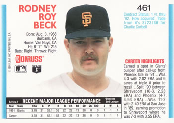 Card back