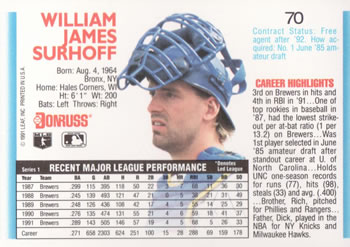 Card back