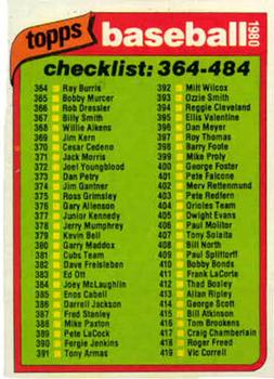 Checklist: 364-484