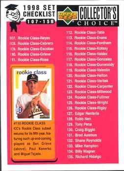 Checklist: 107-159