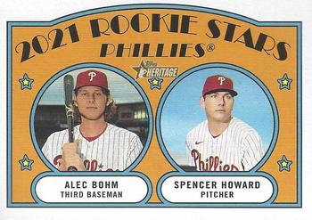 Phillies 2021 Rookie Stars (Alec Bohm / Spencer Howard) RS, RC