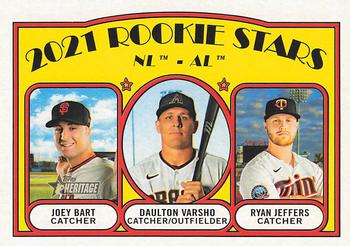 NL/AL 2021 Rookie Stars (Joey Bart / Daulton Varsho / Ryan Jeffers) RS, RC