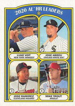 2020 AL HR Leaders (Luke Voit / Jose Abreu / Jose Ramirez / Mike Trout) LL