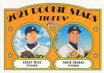 Tigers 2021 Rookie Stars (Casey Mize / Tarik Skubal) RS, RC