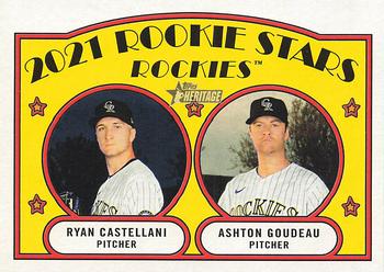 Rockies 2021 Rookie Stars (Ryan Castellani / Ashton Goudeau) RS, RC