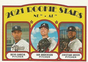 NL/AL 2021 Rookie Stars (Deivi Garcia / Ian Anderson / Cristian Javier) RS, RC