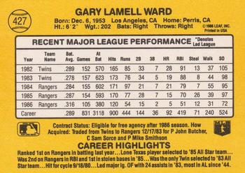 Card back