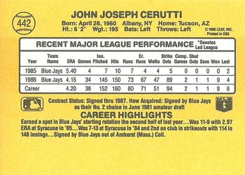 Card back