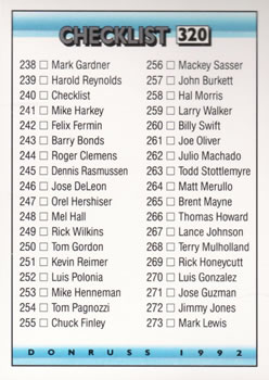 Checklist: 238-316