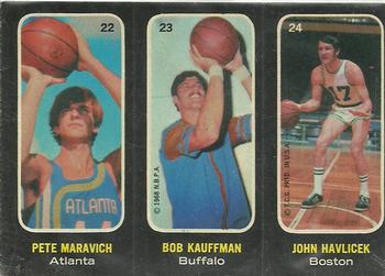 Pete Maravich / Bob Kauffman / John Havlicek 