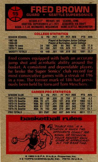 Card back