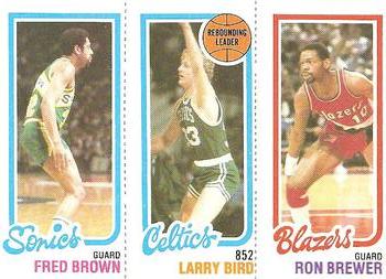 Fred Brown / Larry Bird / Ron Brewer
