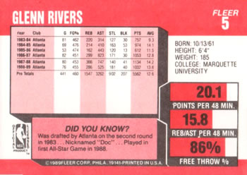 Card back
