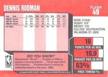 Card back