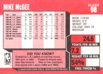 Card back