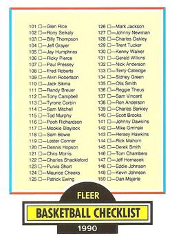 Checklist: 101-198