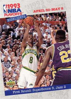 First Round: SuperSonics 3, Jazz 2