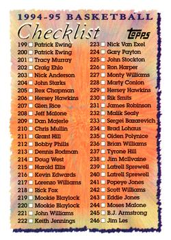 Checklist: 199-296