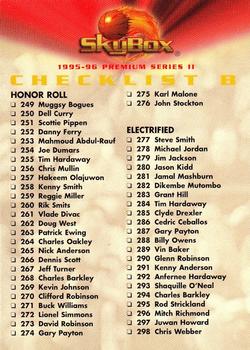 Checklist B: 249-300 and Inserts