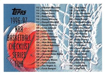 Checklist: 112-221