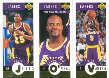 Eddie Jones / Shaquille O'Neal / Nick Van Exel 