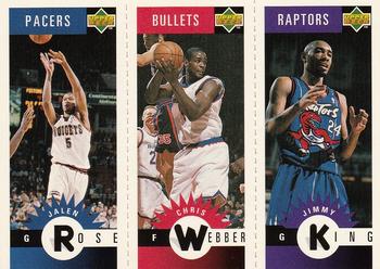 Jalen Rose / Chris Webber / Jimmy King