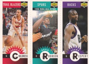 Randolph Childress / David Robinson / Shawn Respert 