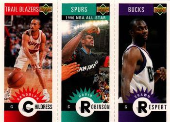 Randolph Childress / David Robinson / Shawn Respert 