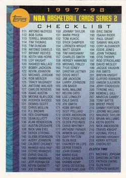 Checklist: 111-220 and Inserts