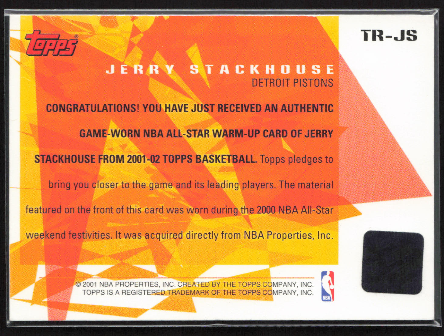 Card back
