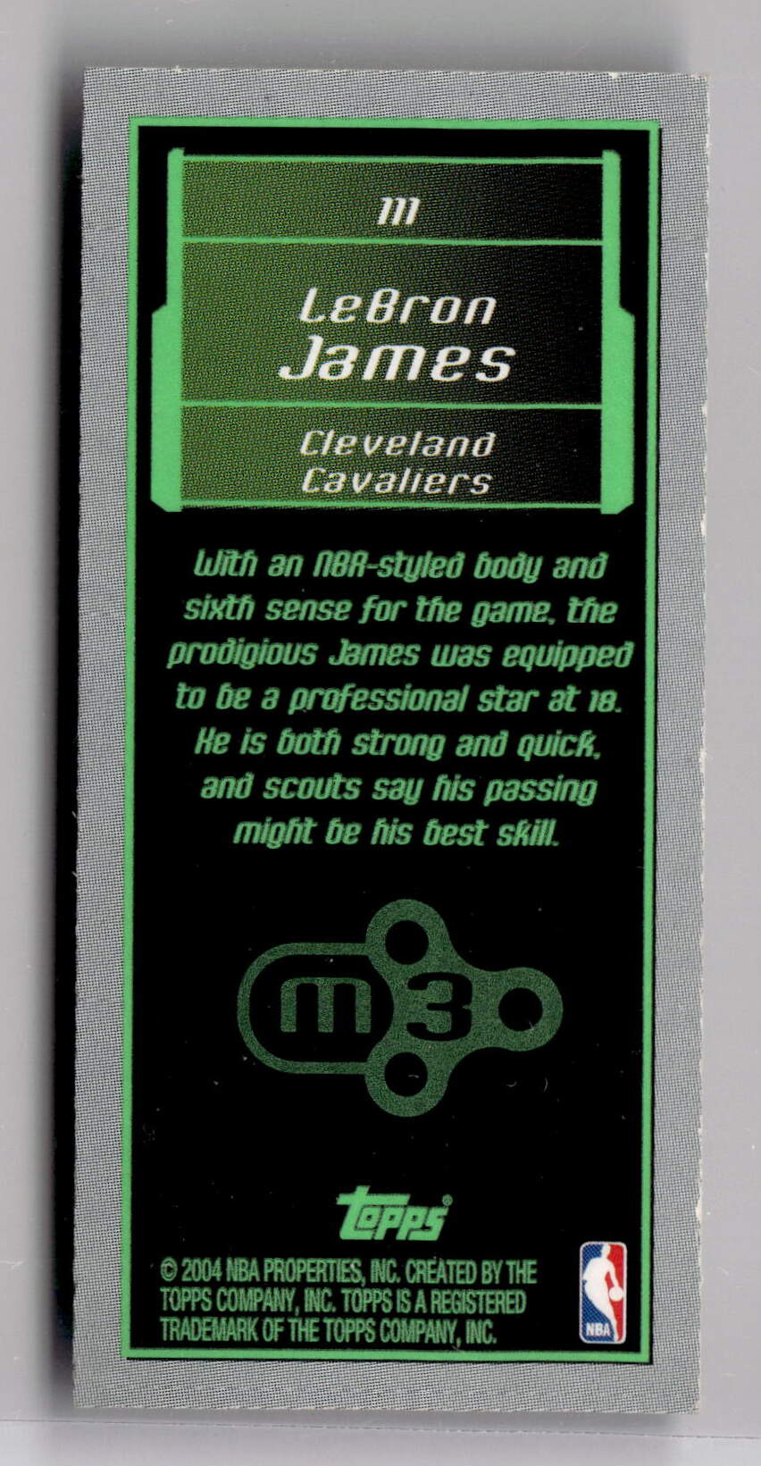 Card back