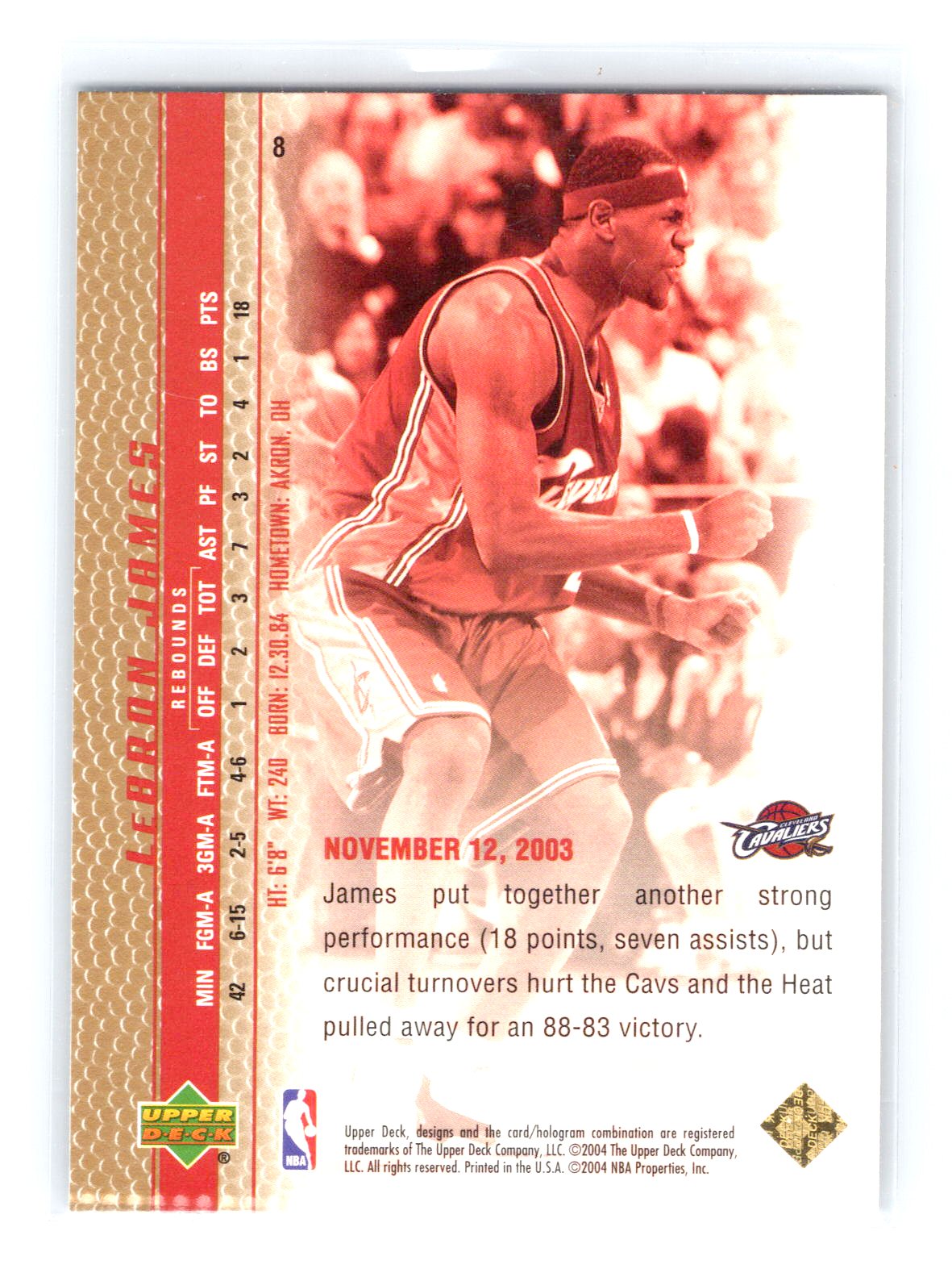 Card back