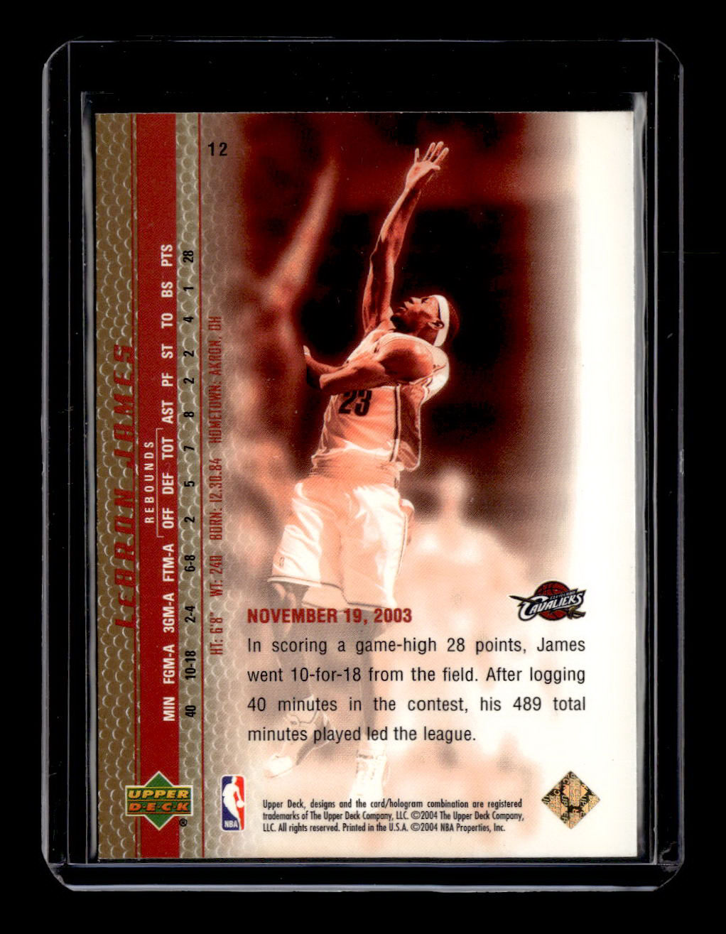Card back