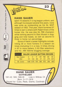 Card back