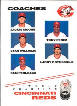 Reds Coaches (Jackie Moore / Tony Perez / Sam Perlozzo / Stan Williams / Larry Rothschild)