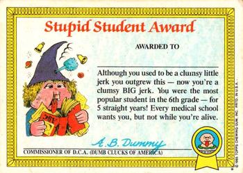 Card back