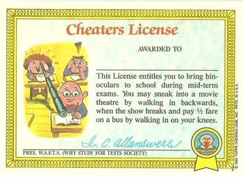 Card back