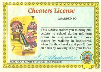Card back