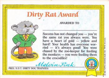 Card back