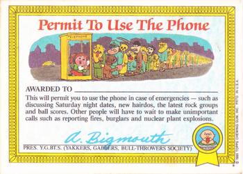 Card back